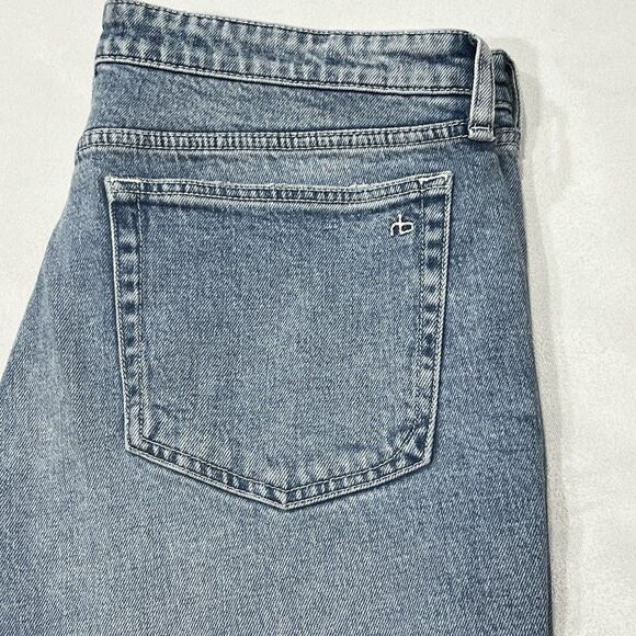 Rag & Bone Women Malvern Boyfriend Light‎ Blue Straight Jeans Size 30 (34X29.5) - Picture 1 of 13